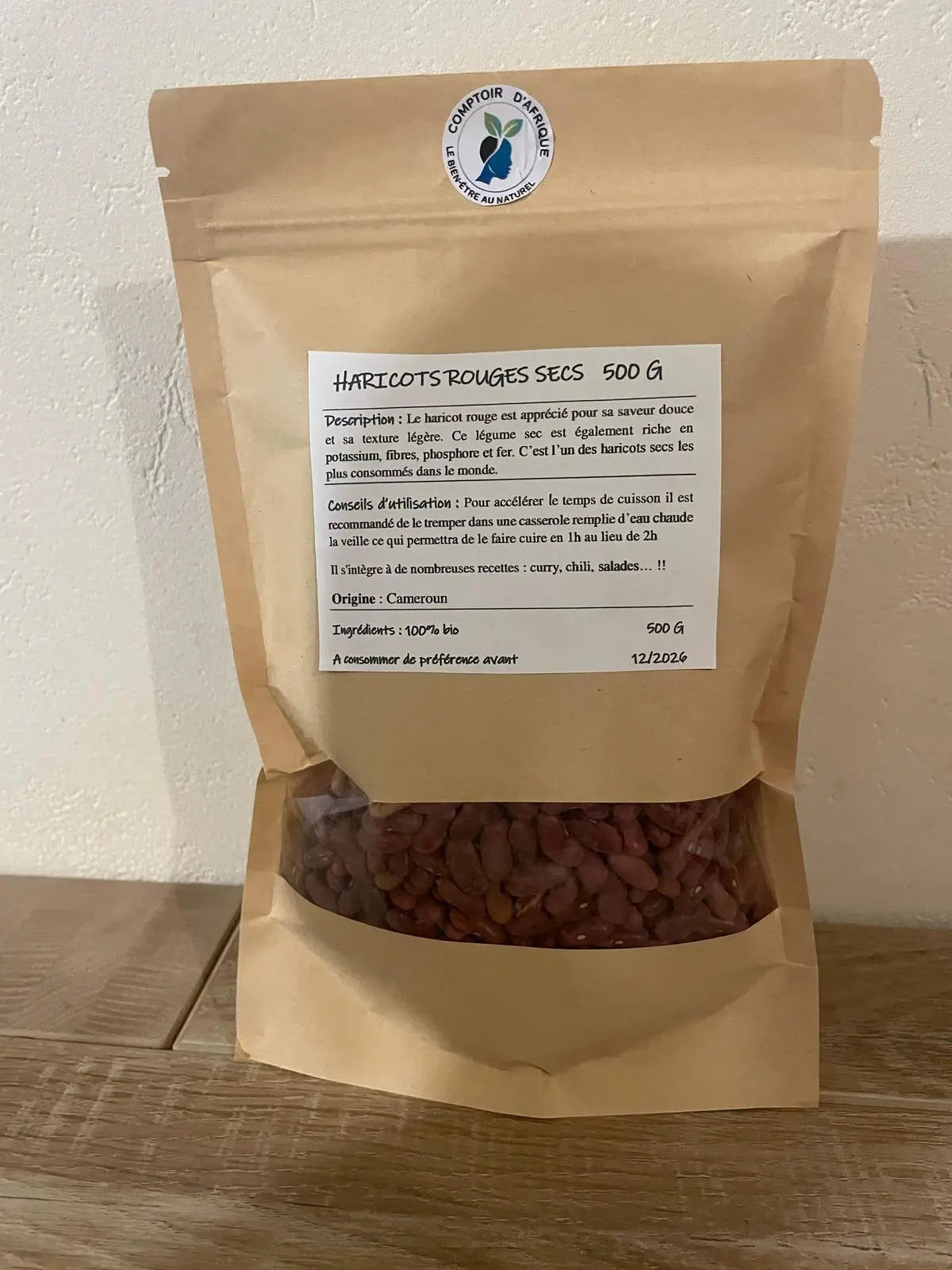 Haricots rouge secs Comptoir d'Afrique