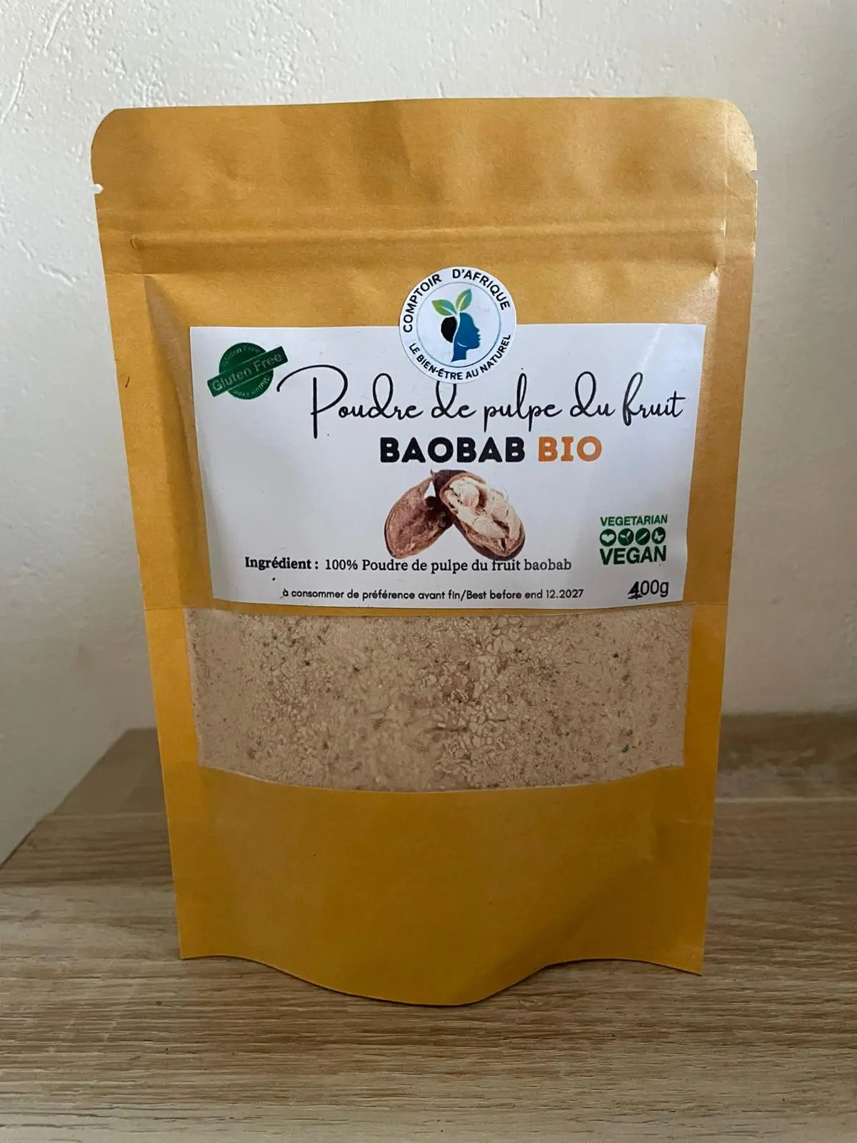 Poudre de pulpe Baoba Bio Comptoir d'Afrique