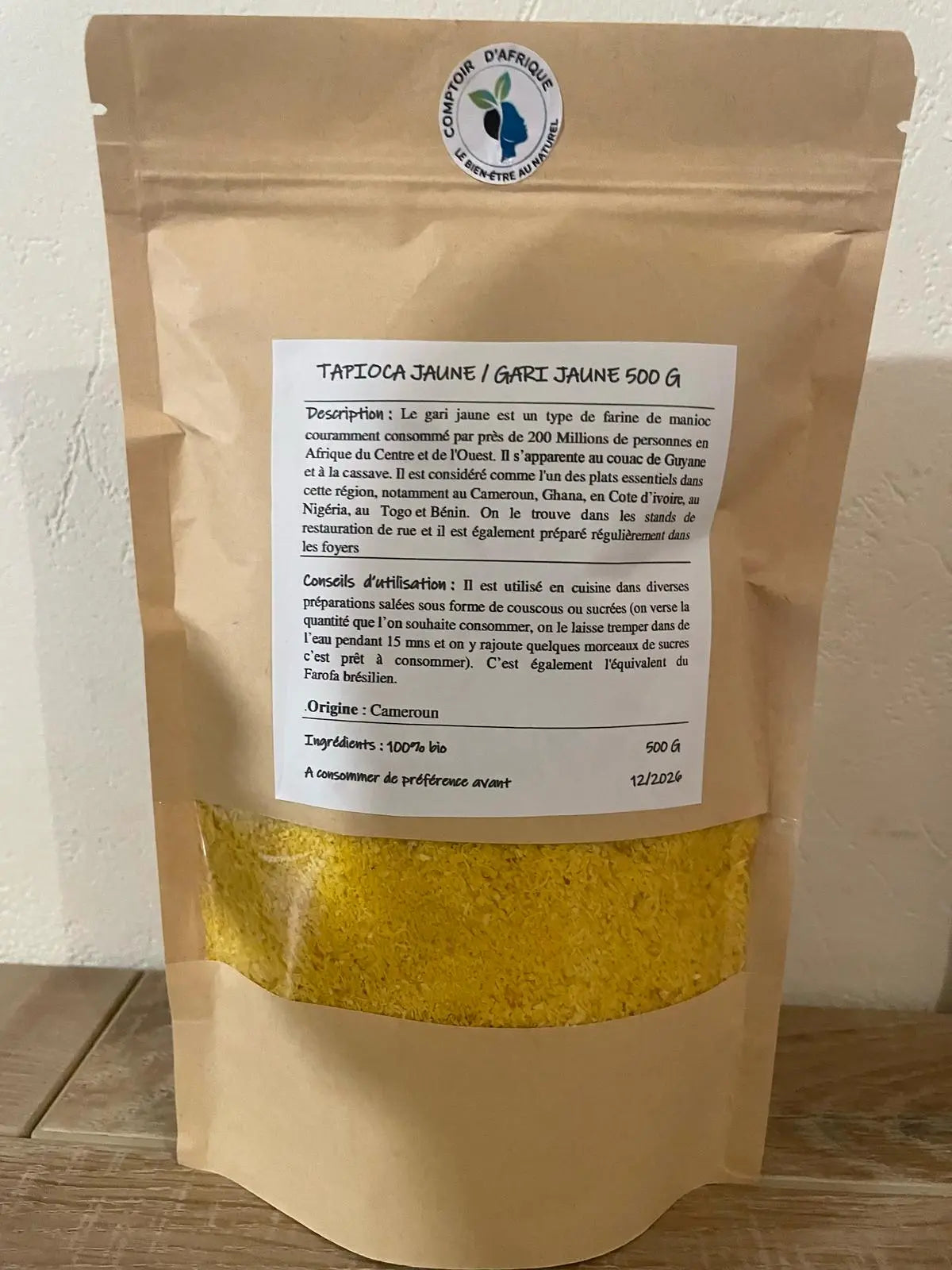 Tapioca Jaune/ Gari Jaune Comptoir d'Afrique