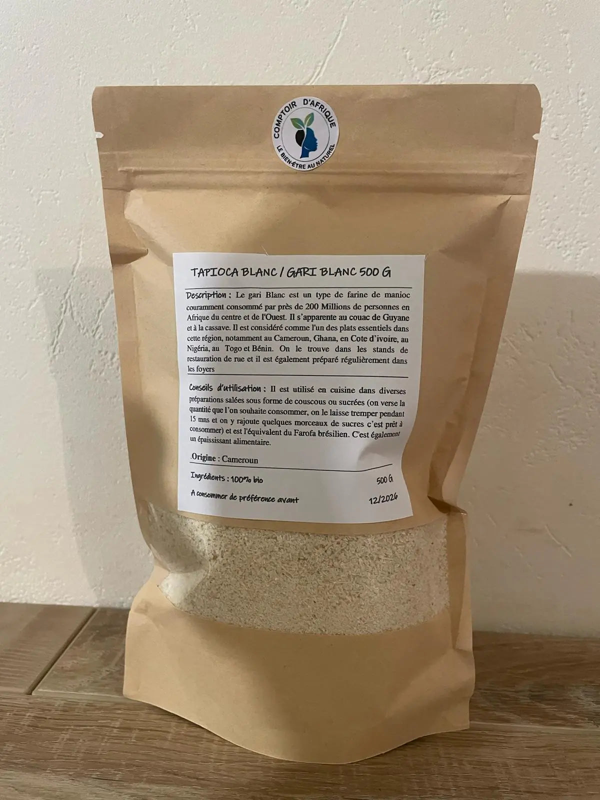 Tapioca blanc/ Gari blanc Comptoir d'Afrique