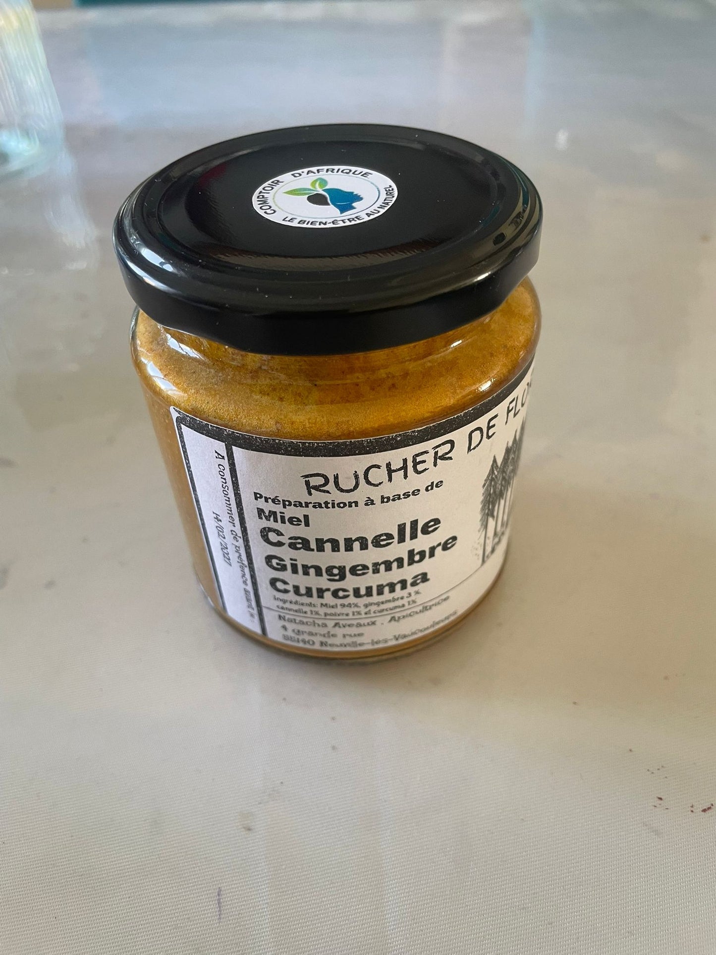 Miel Cannelle  Curcuma Gingembre Comptoir d'Afrique